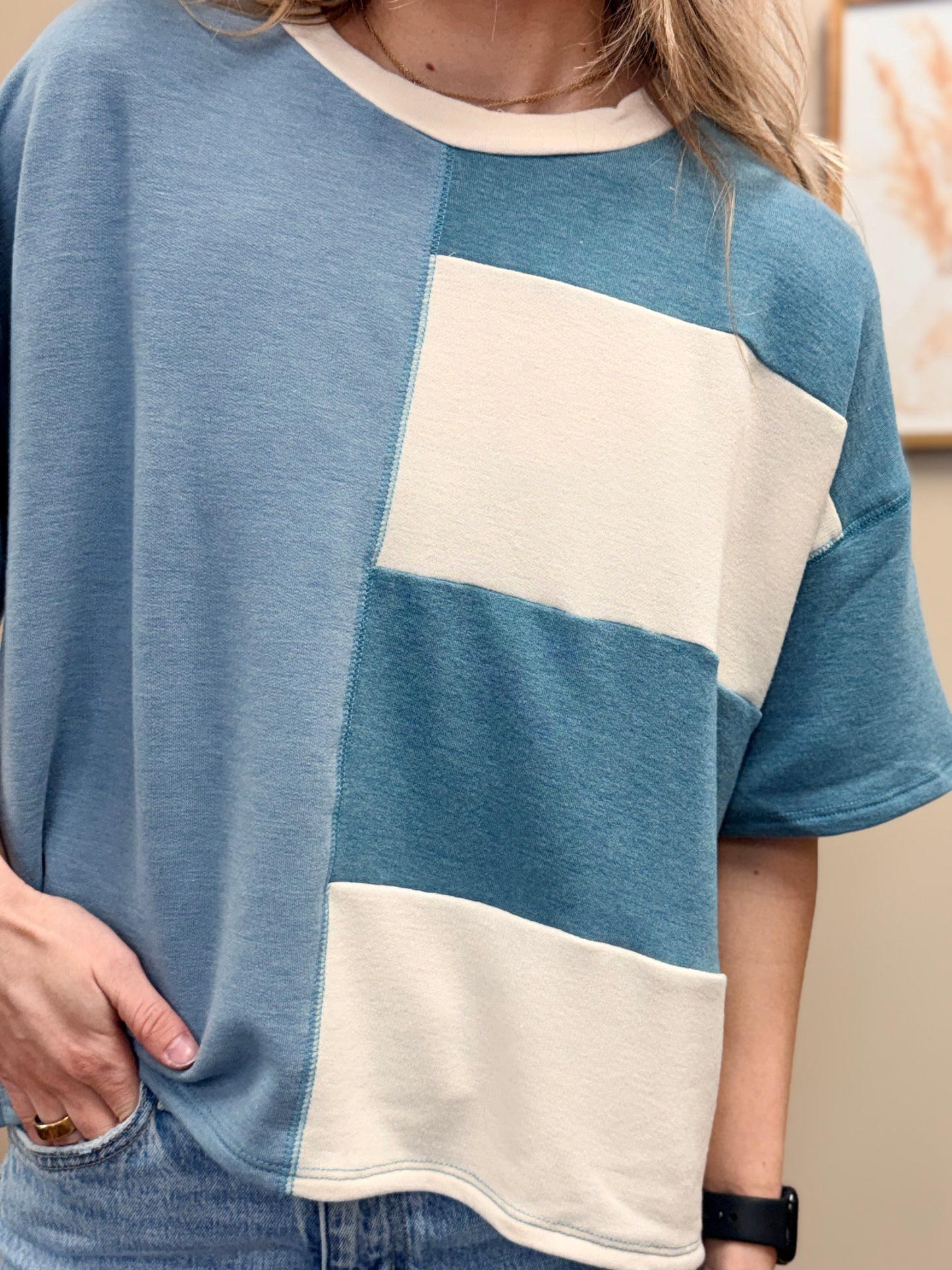 Coastal Check Top