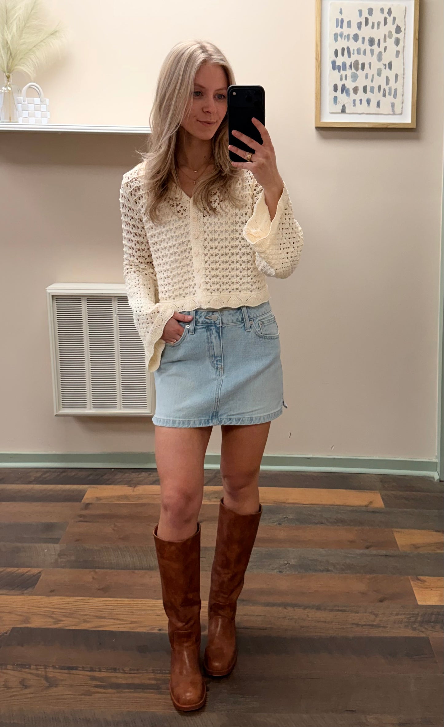 Classic Denim Mini Skirt