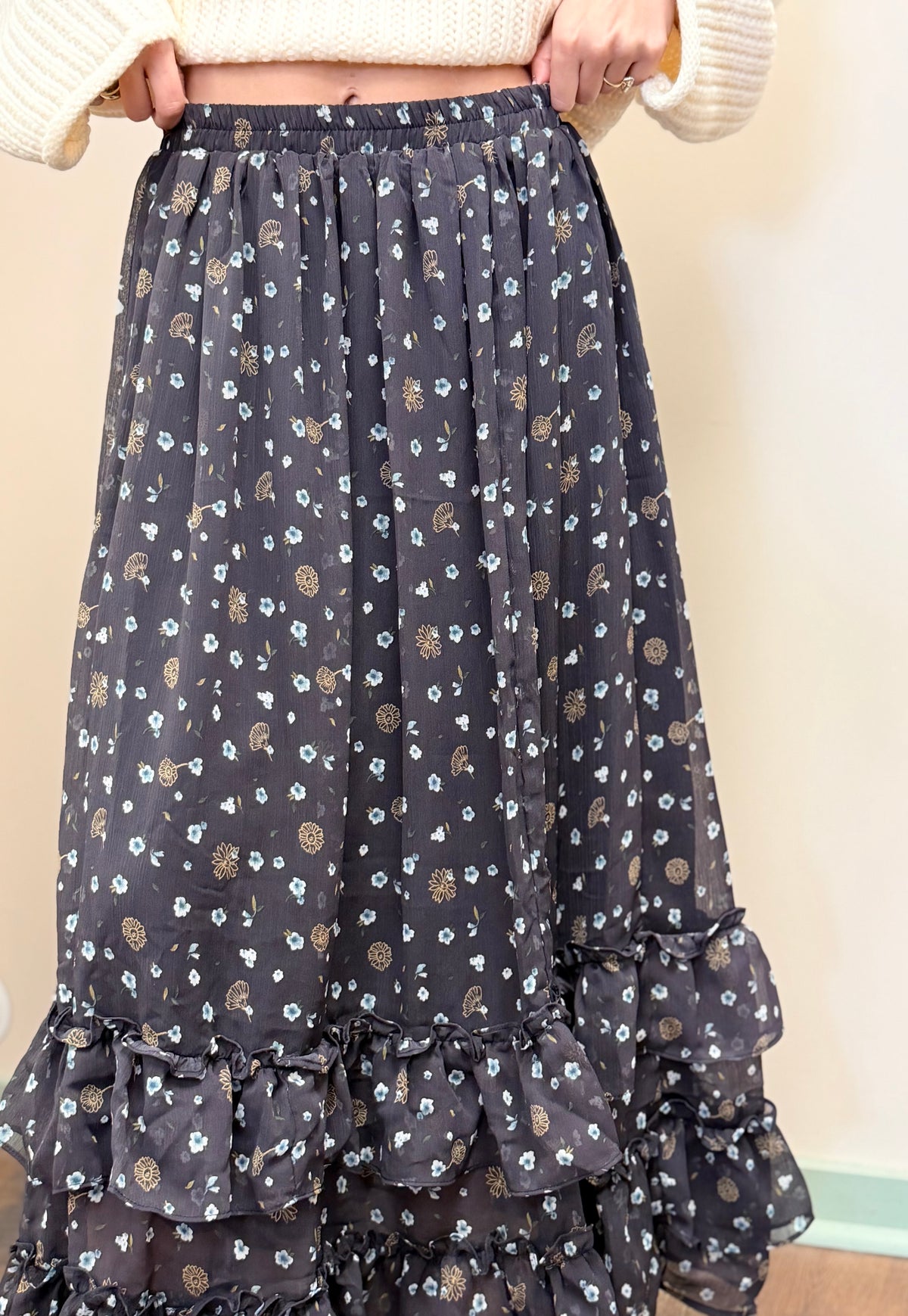Midnight Meadow Skirt