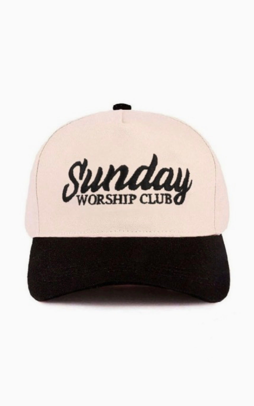Sunday Worship Club Hat - Black