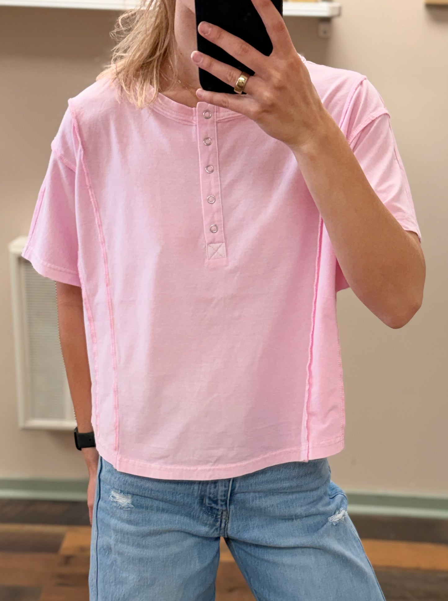 Strawberry Henley T