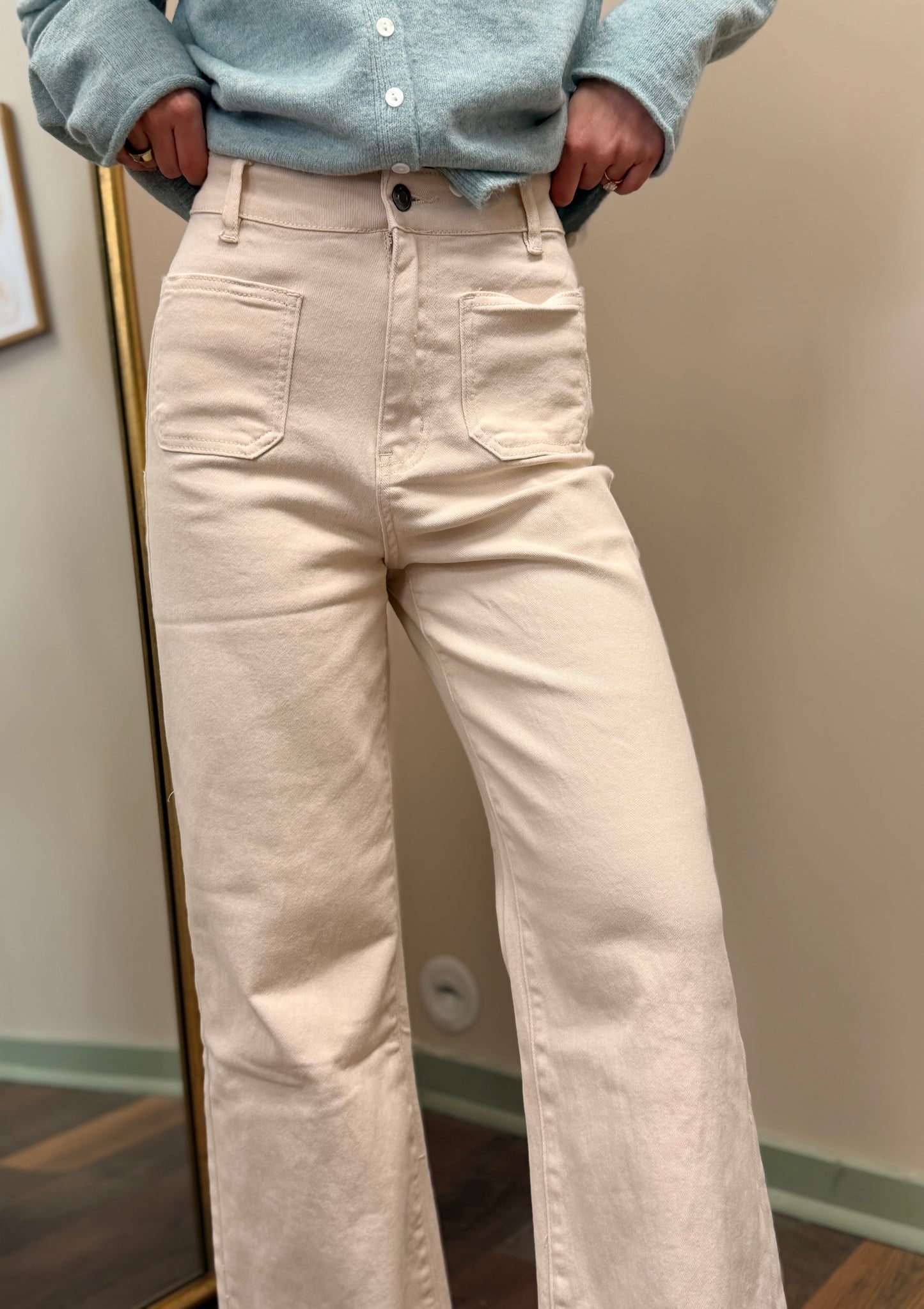 Soft Oat Denim Pant