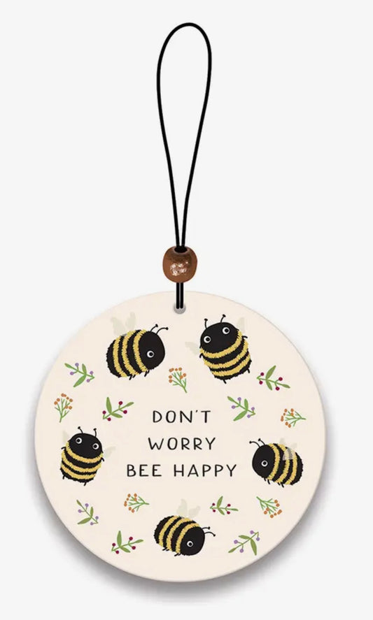 Don’t Worry Bee Happy Car Freshener