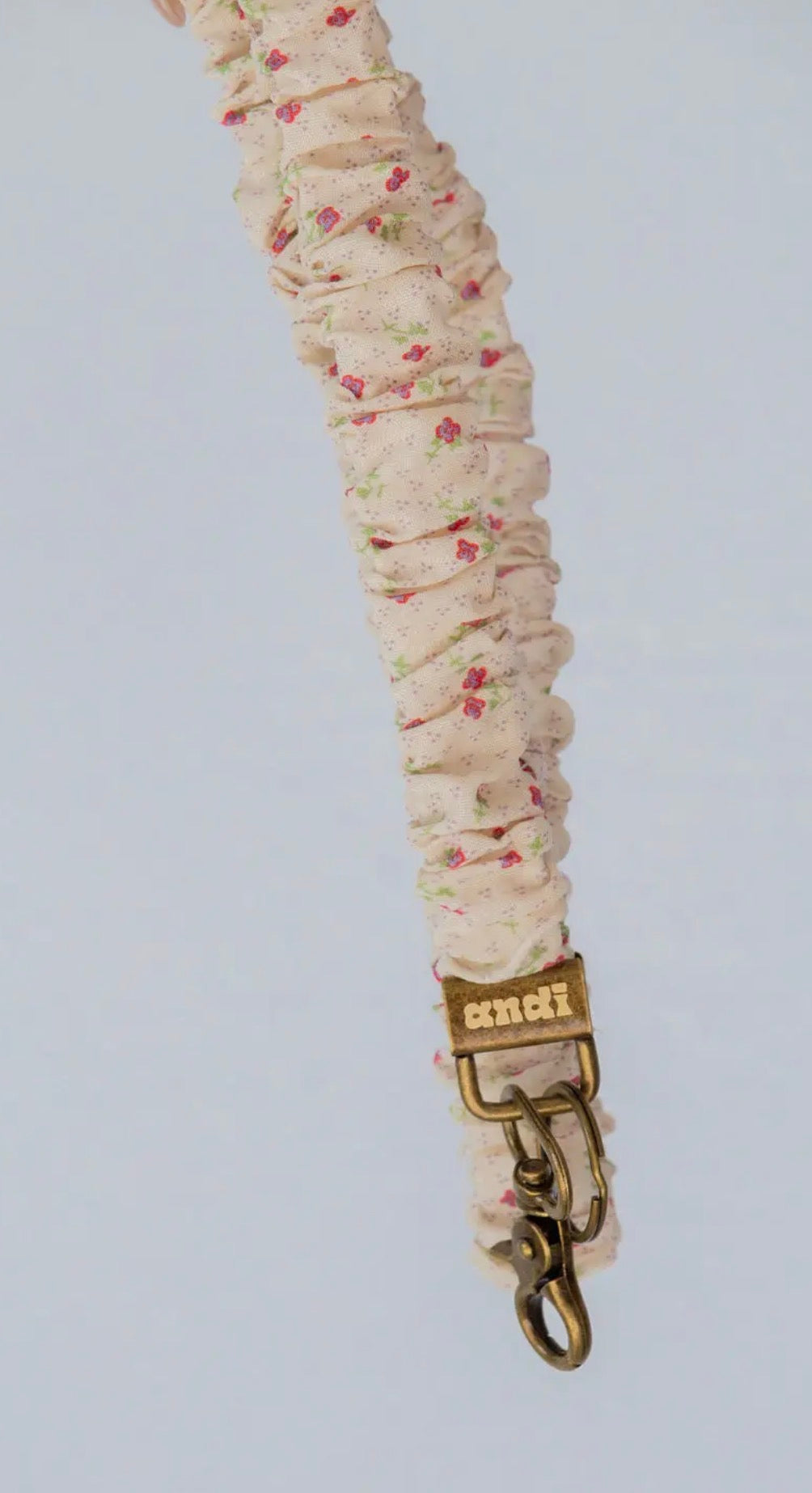 April Flowers Scrunchie Lanyard