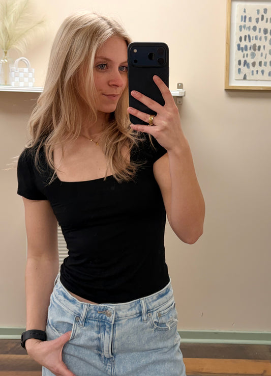 Essential Square Neck Top