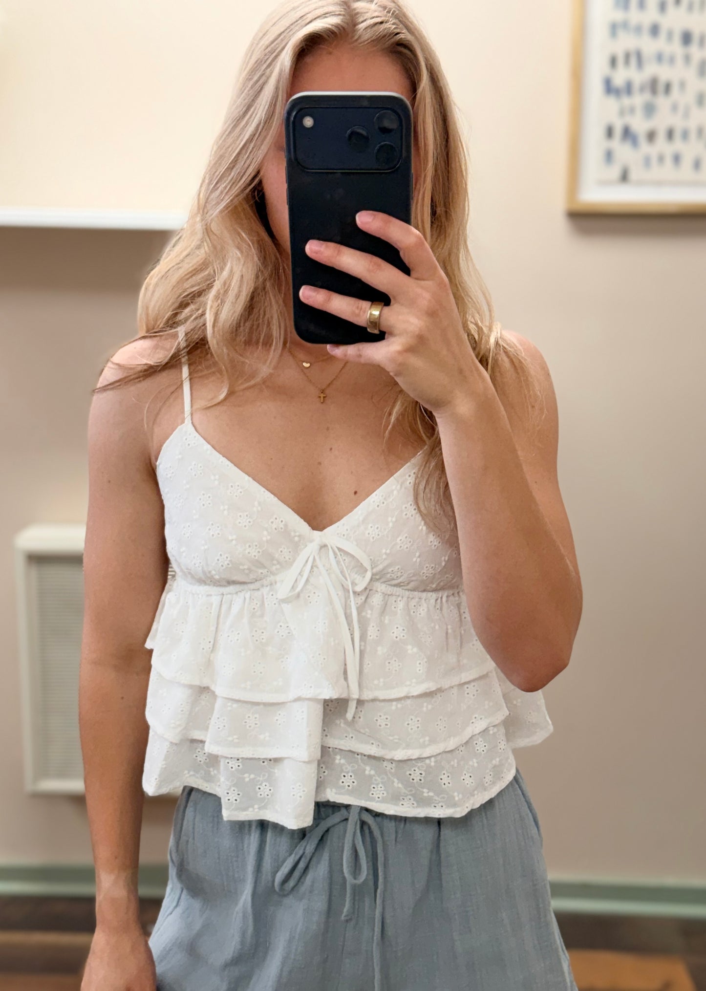 Blake Eyelet Cami