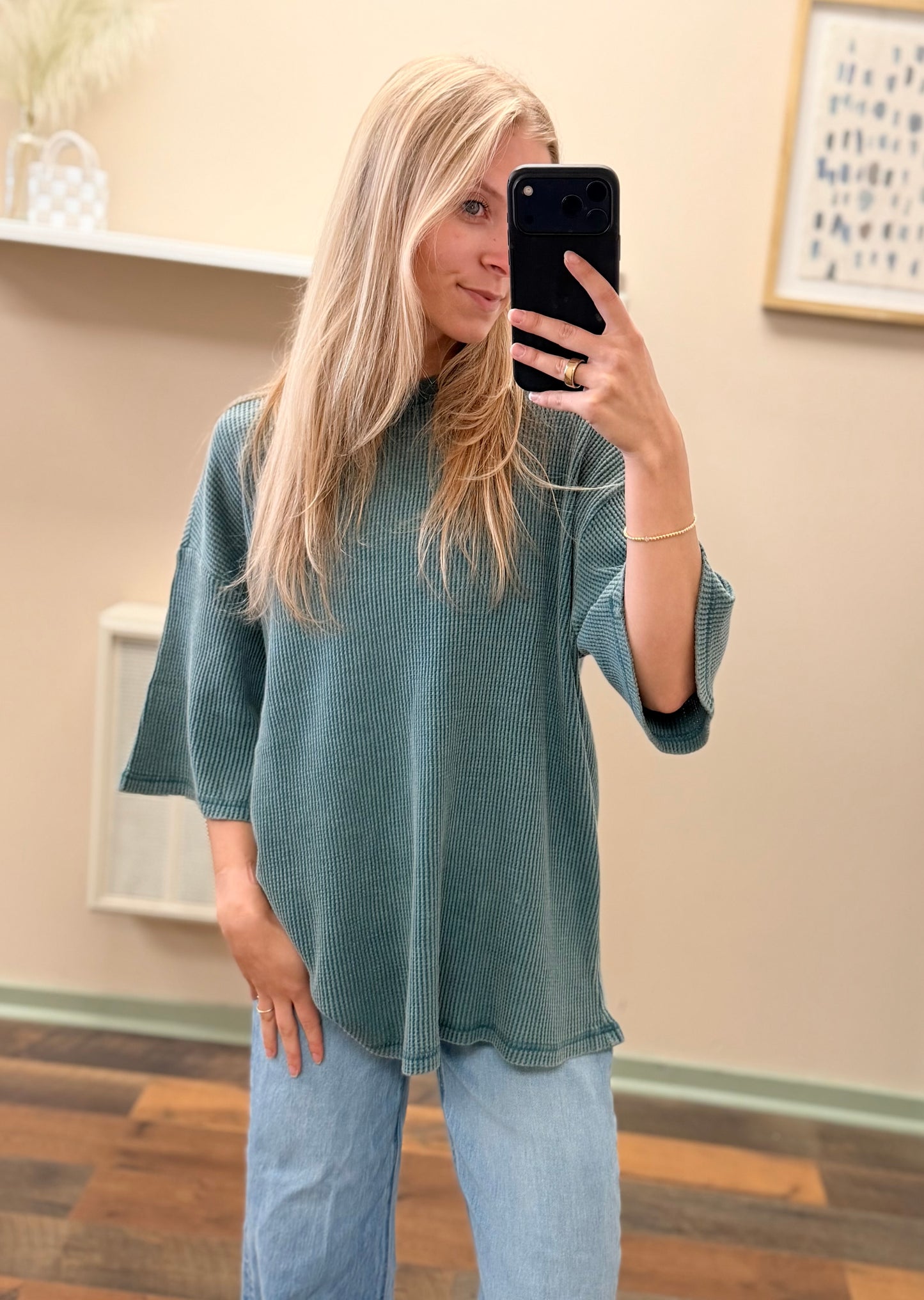 Washed Jade Oversized T
