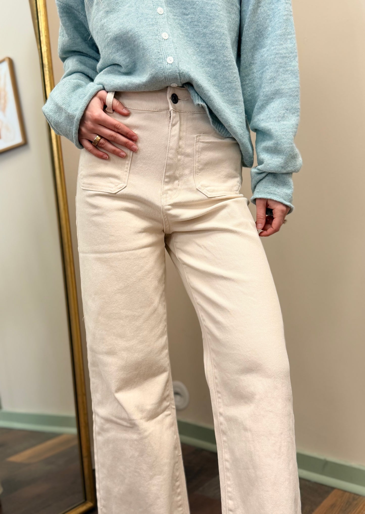 Soft Oat Denim Pant