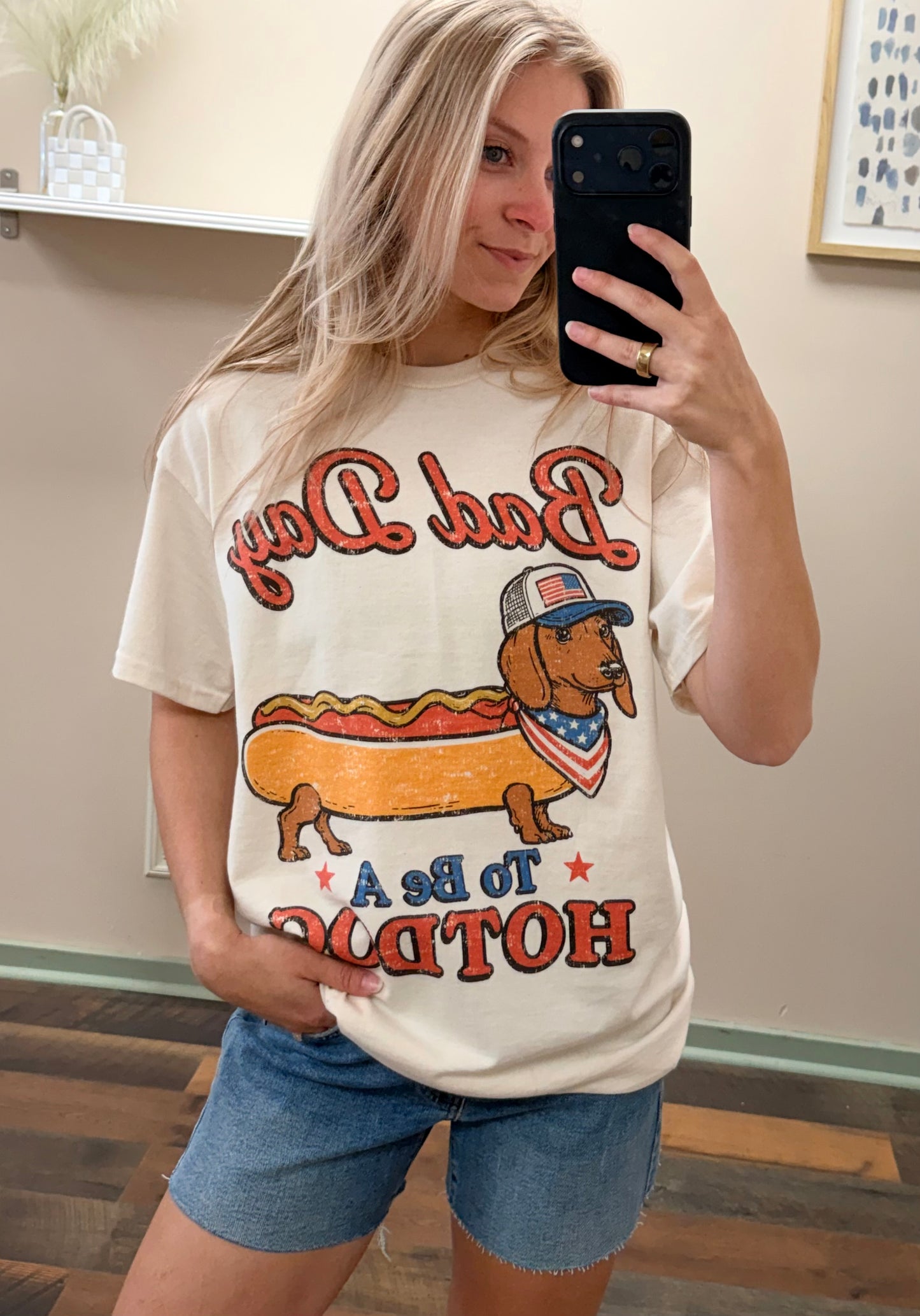 4th of July Hotdog T