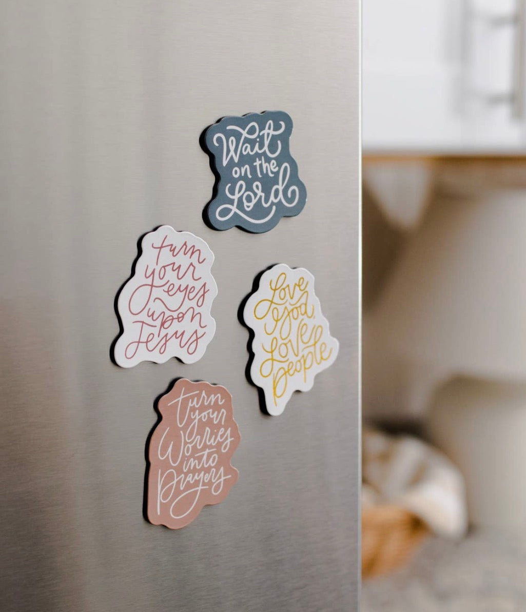 Fix Your Eyes On Jesus Magnets