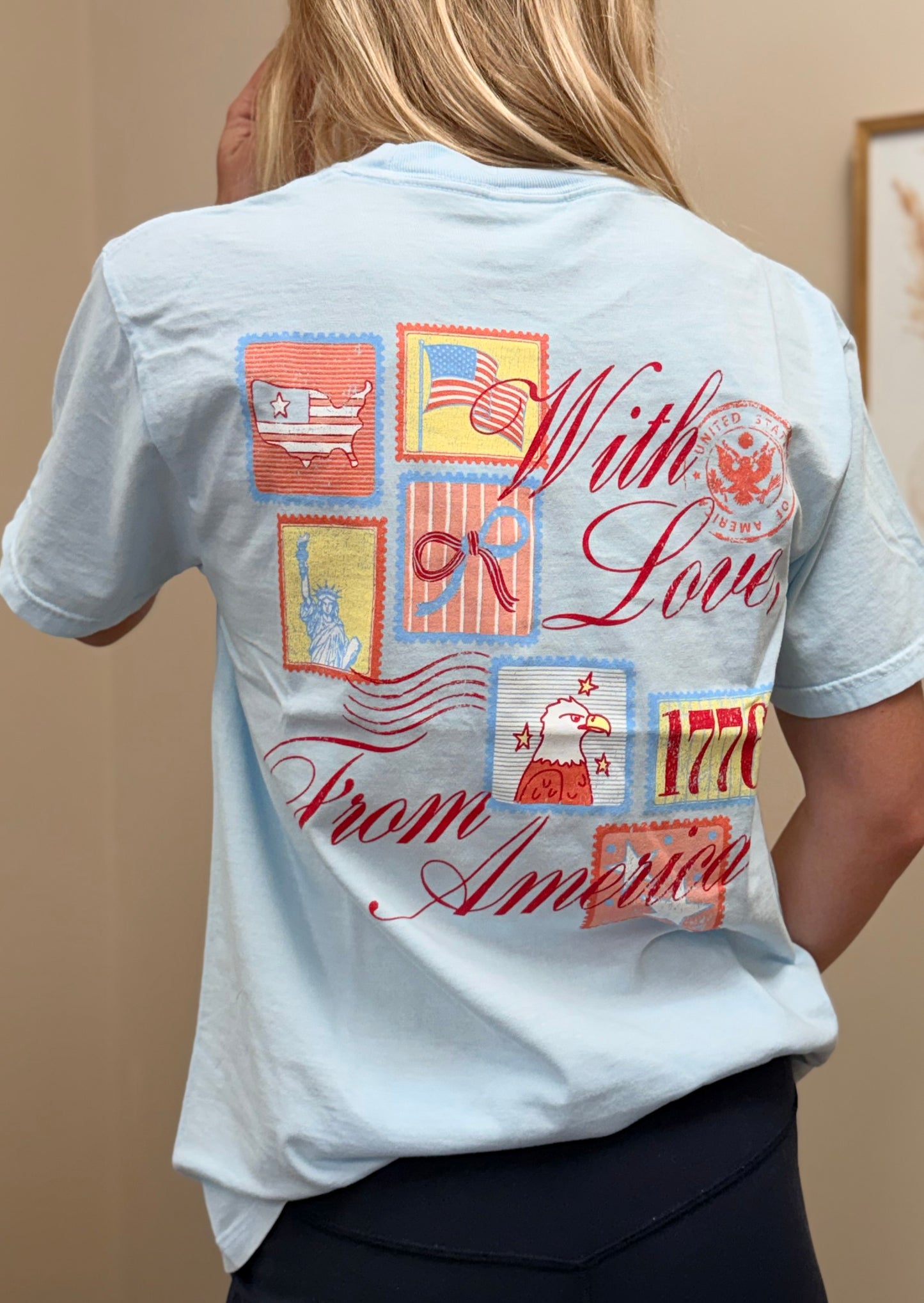America Postcard T