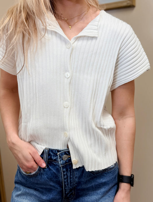 Eloise Button Top