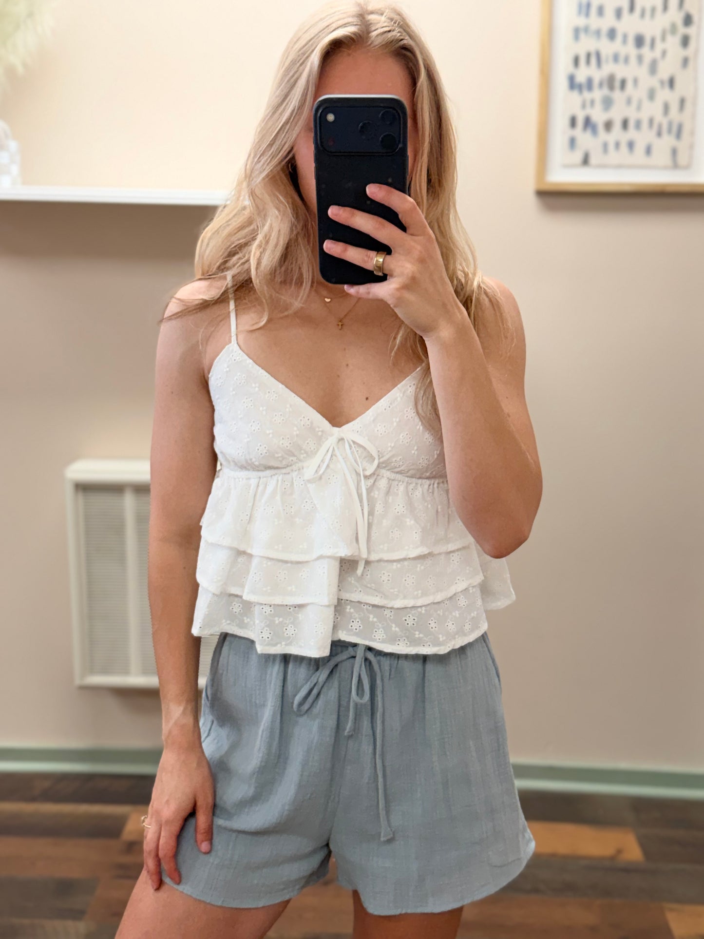 Blake Eyelet Cami