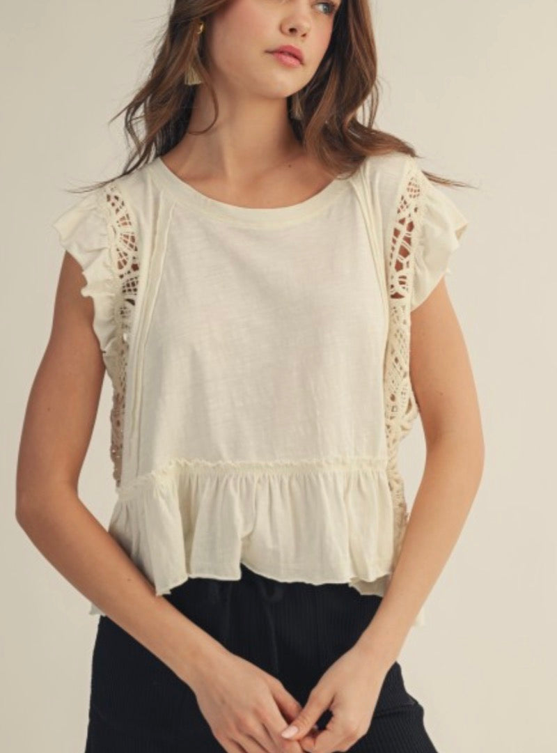 Everly Flutter Top