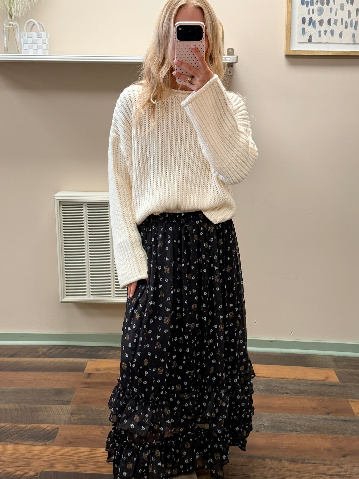 Midnight Meadow Skirt