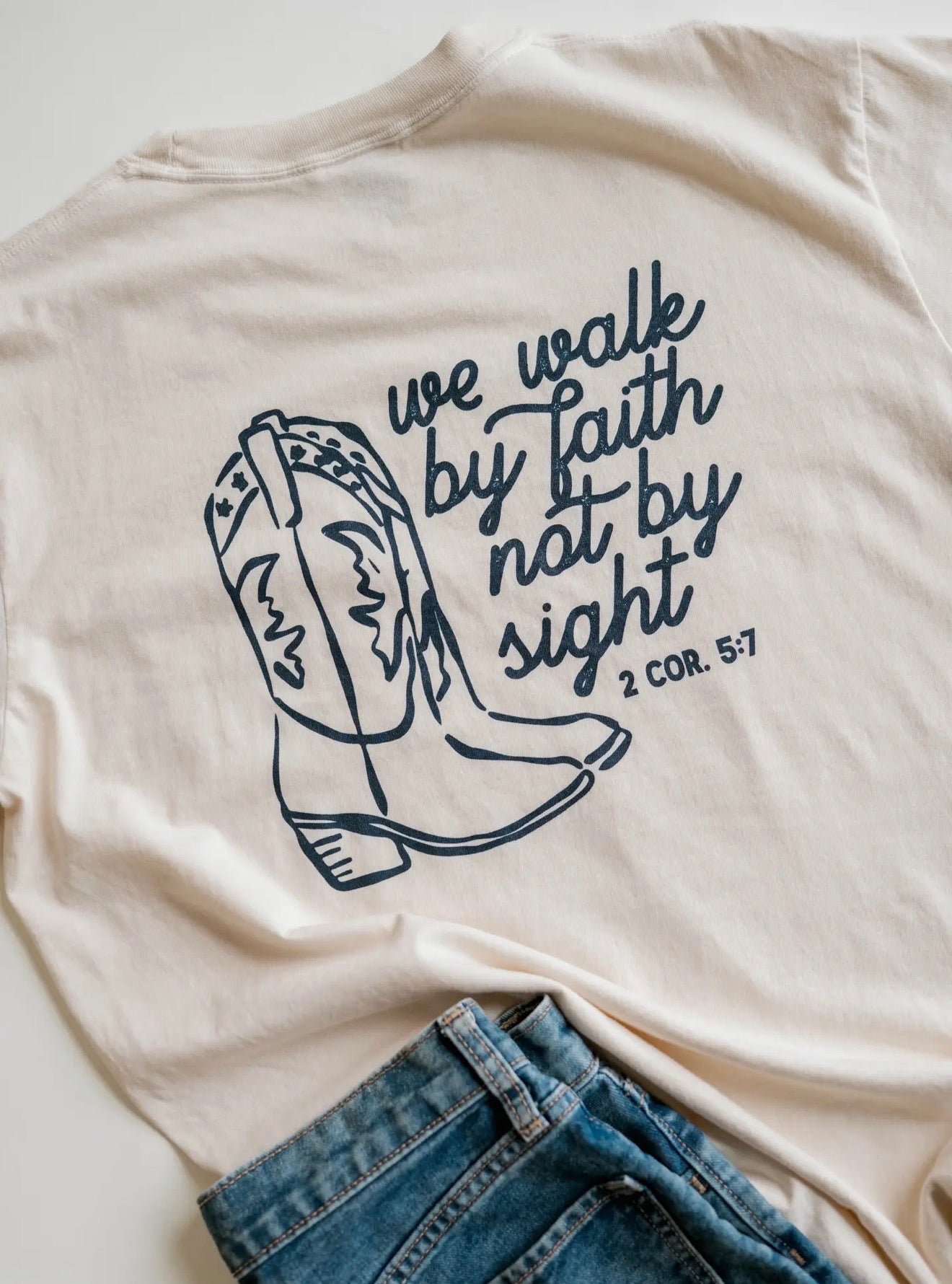 Walk By Faith Pocket T-Shirt