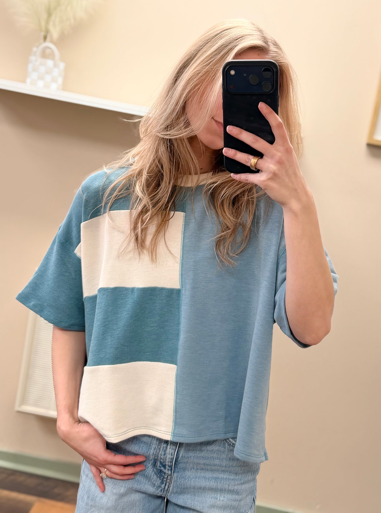 Coastal Check Top