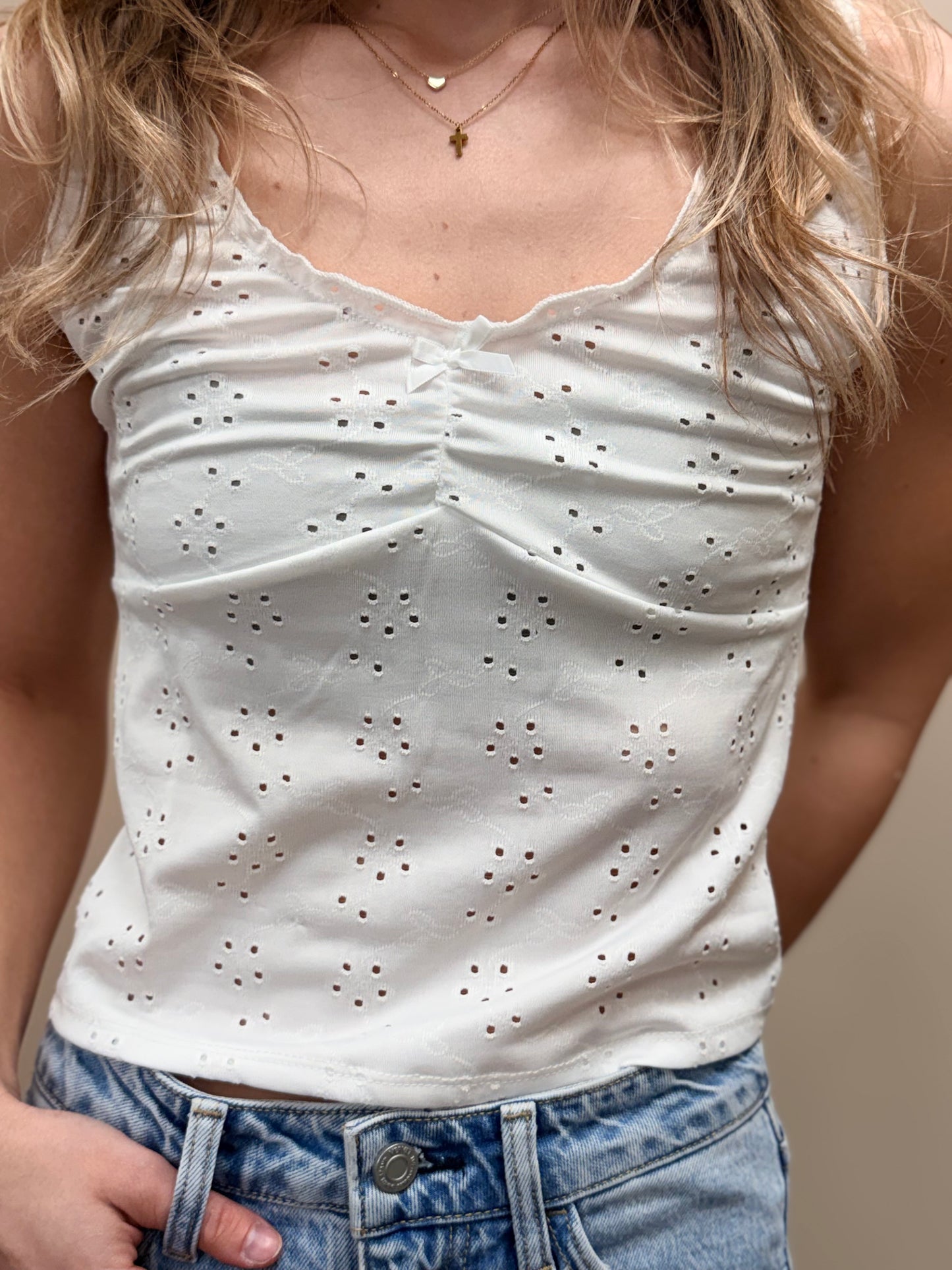Bailey Eyelet Tank