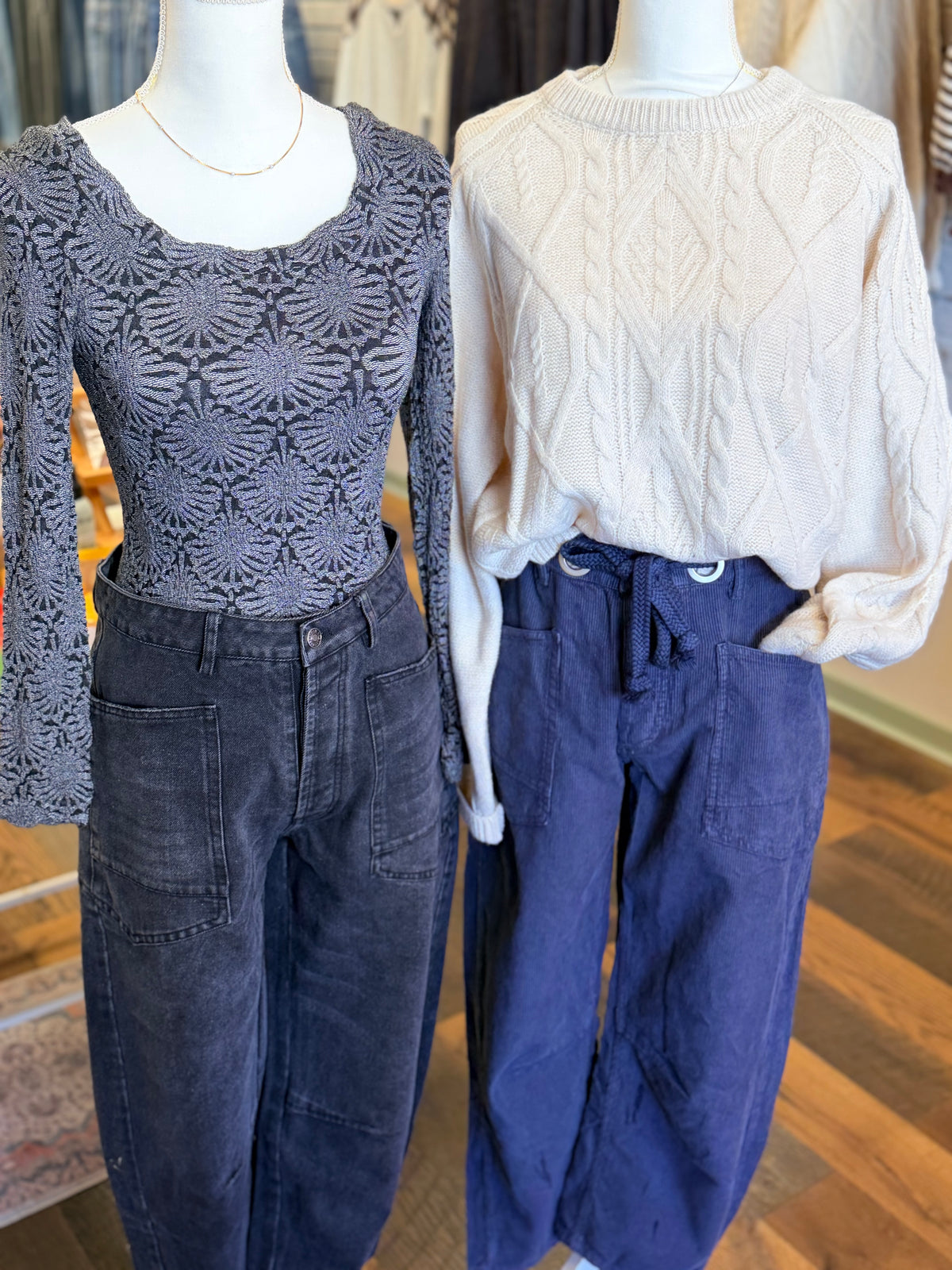 Midnight Bloom Top