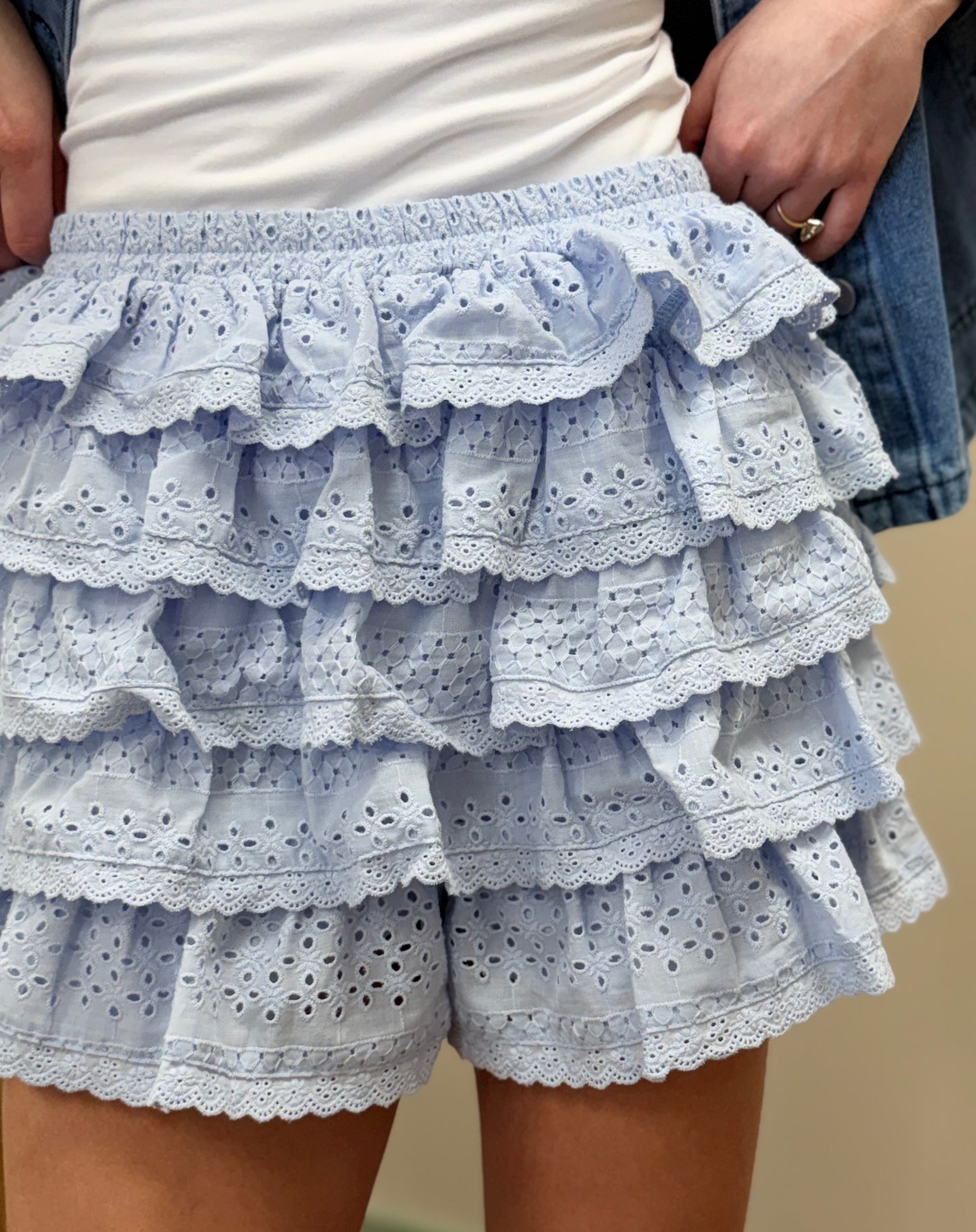 Flirty Ruffle Mini Skort