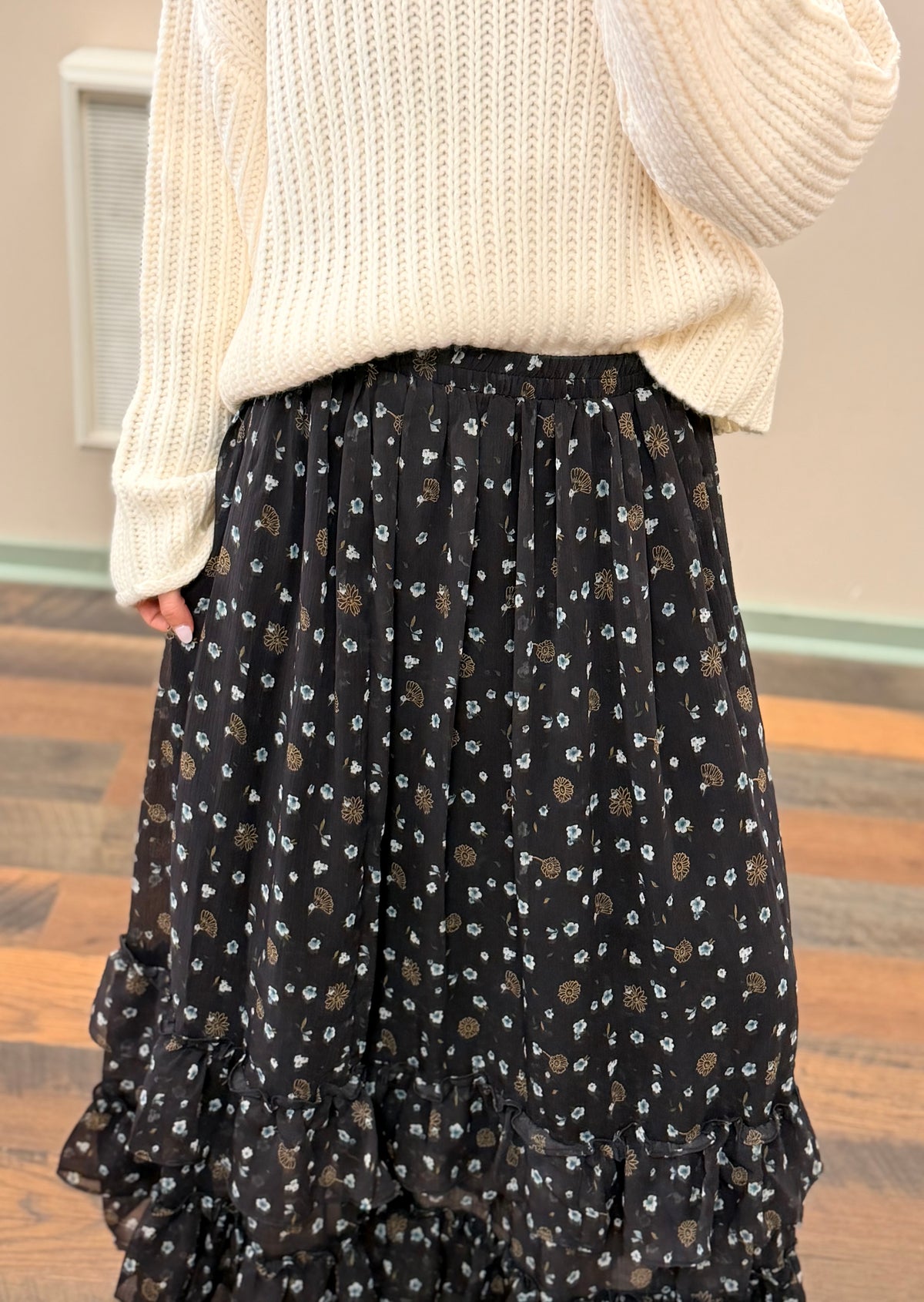 Midnight Meadow Skirt