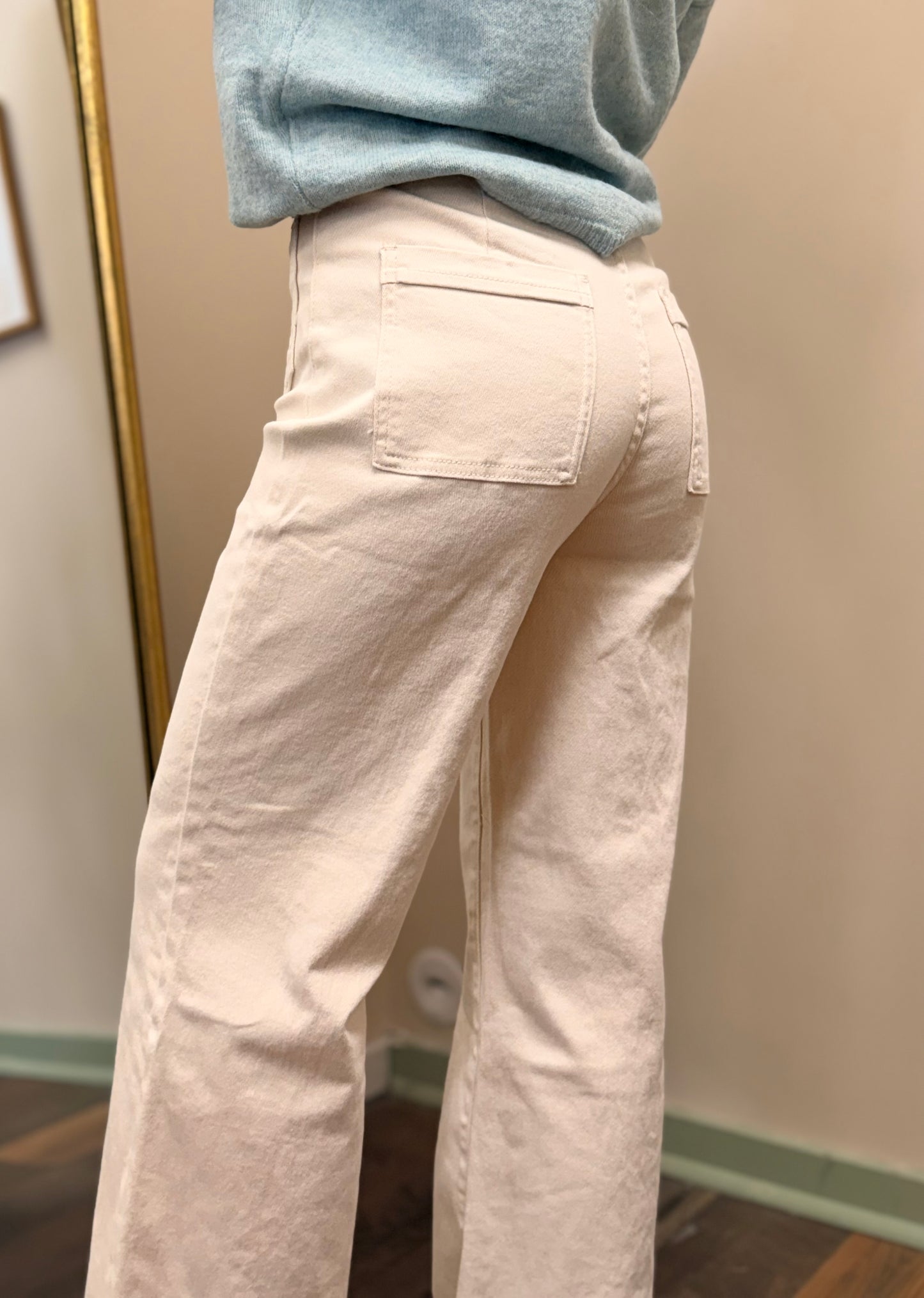 Soft Oat Denim Pant