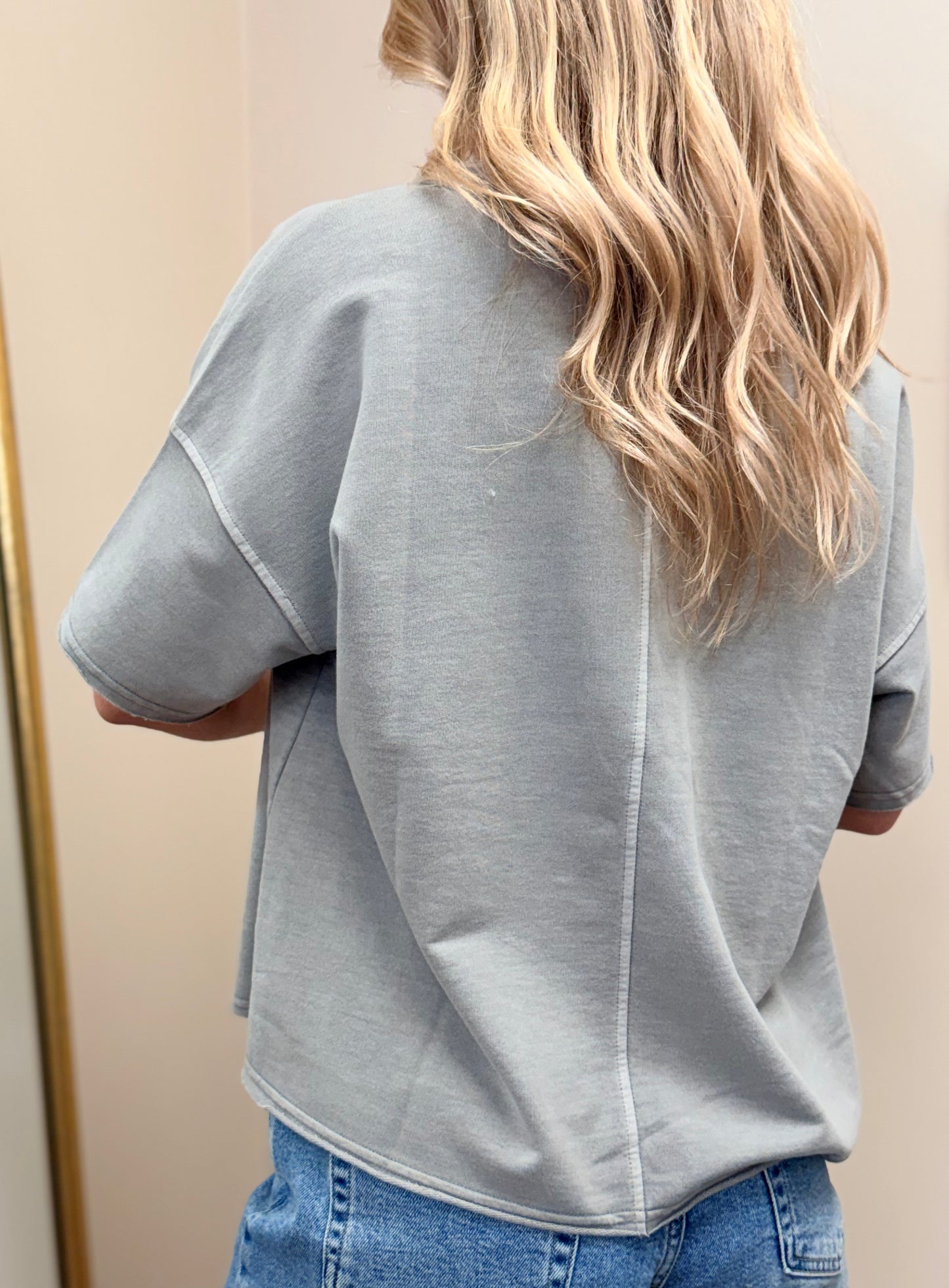 Elevated Essential Top - Grey