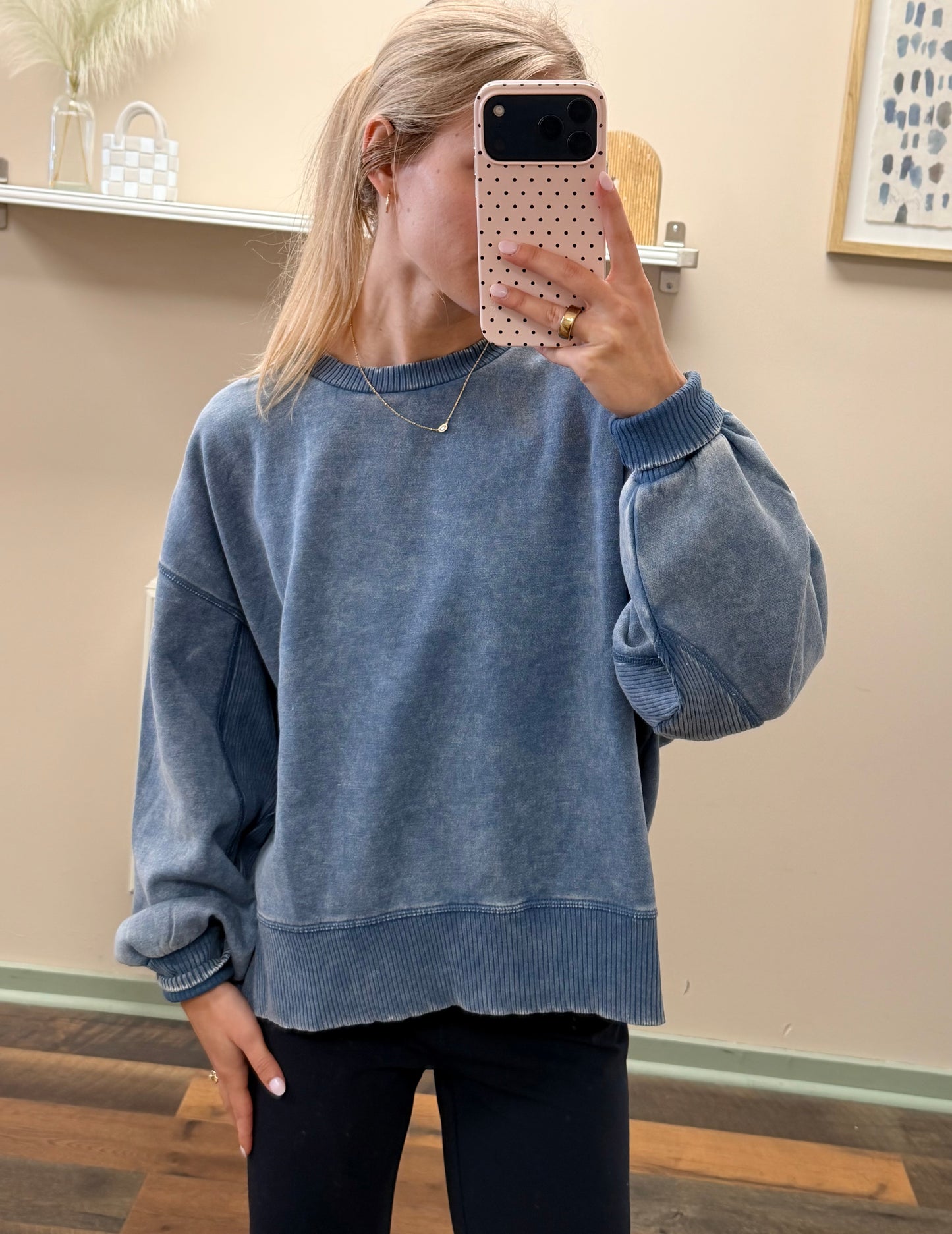 Cloudy Skies Crewneck