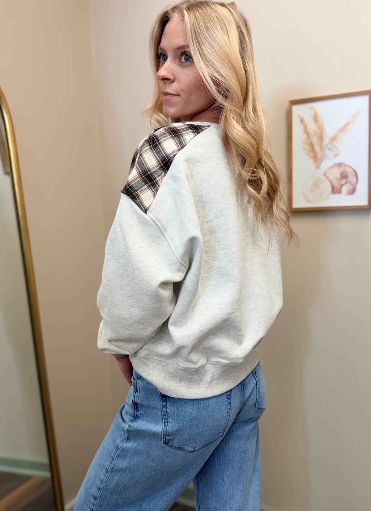 Plaid Moment Pullover