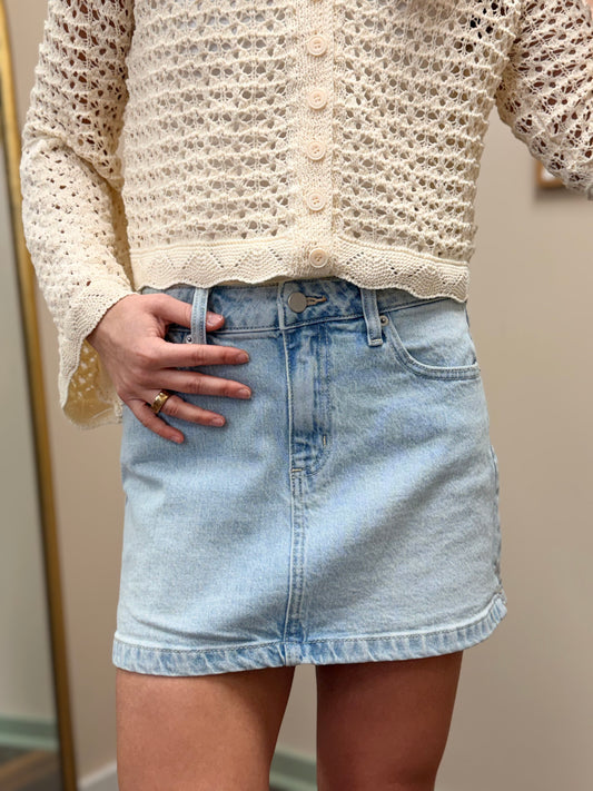 Classic Denim Mini Skirt