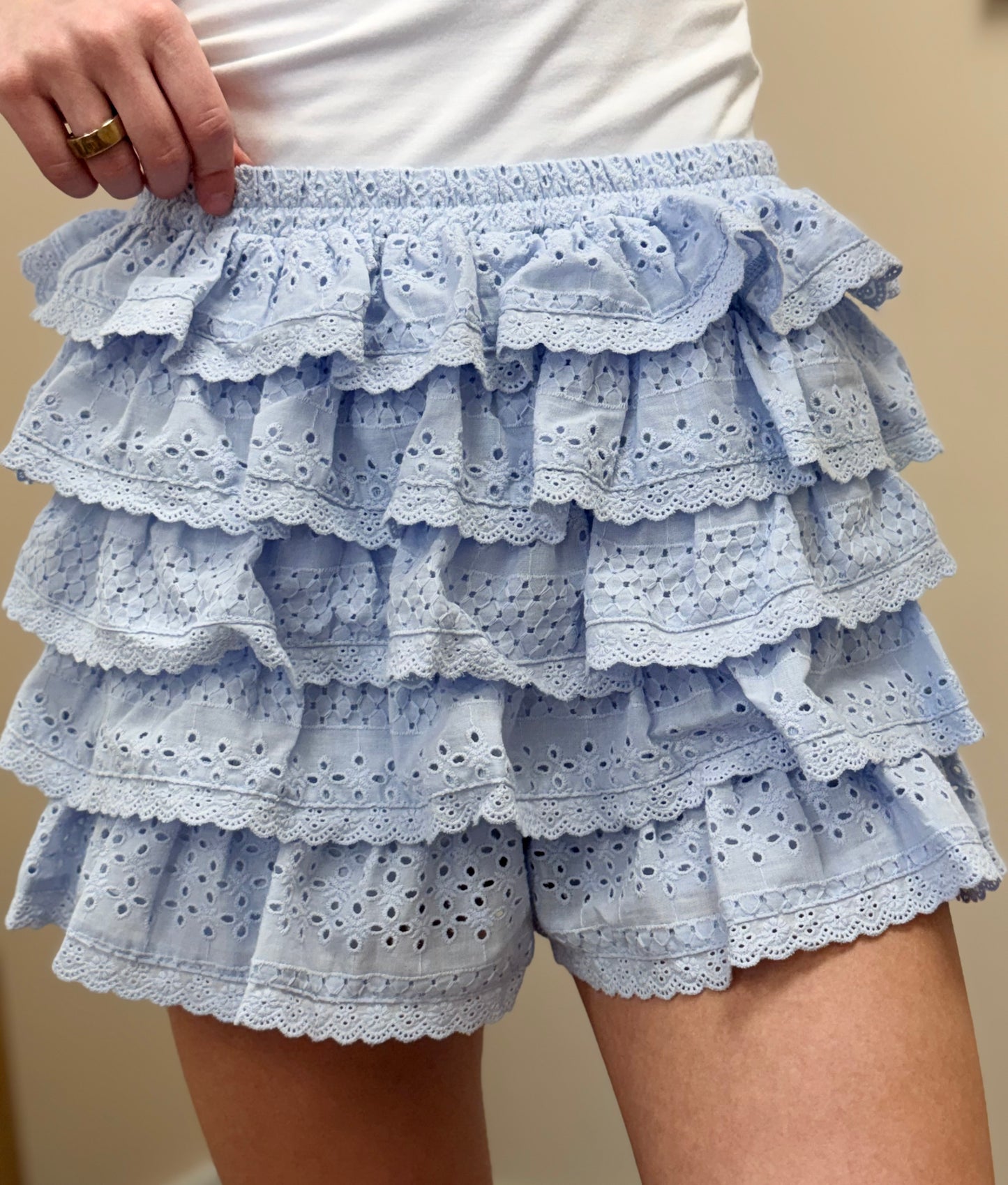 Flirty Ruffle Mini Skort