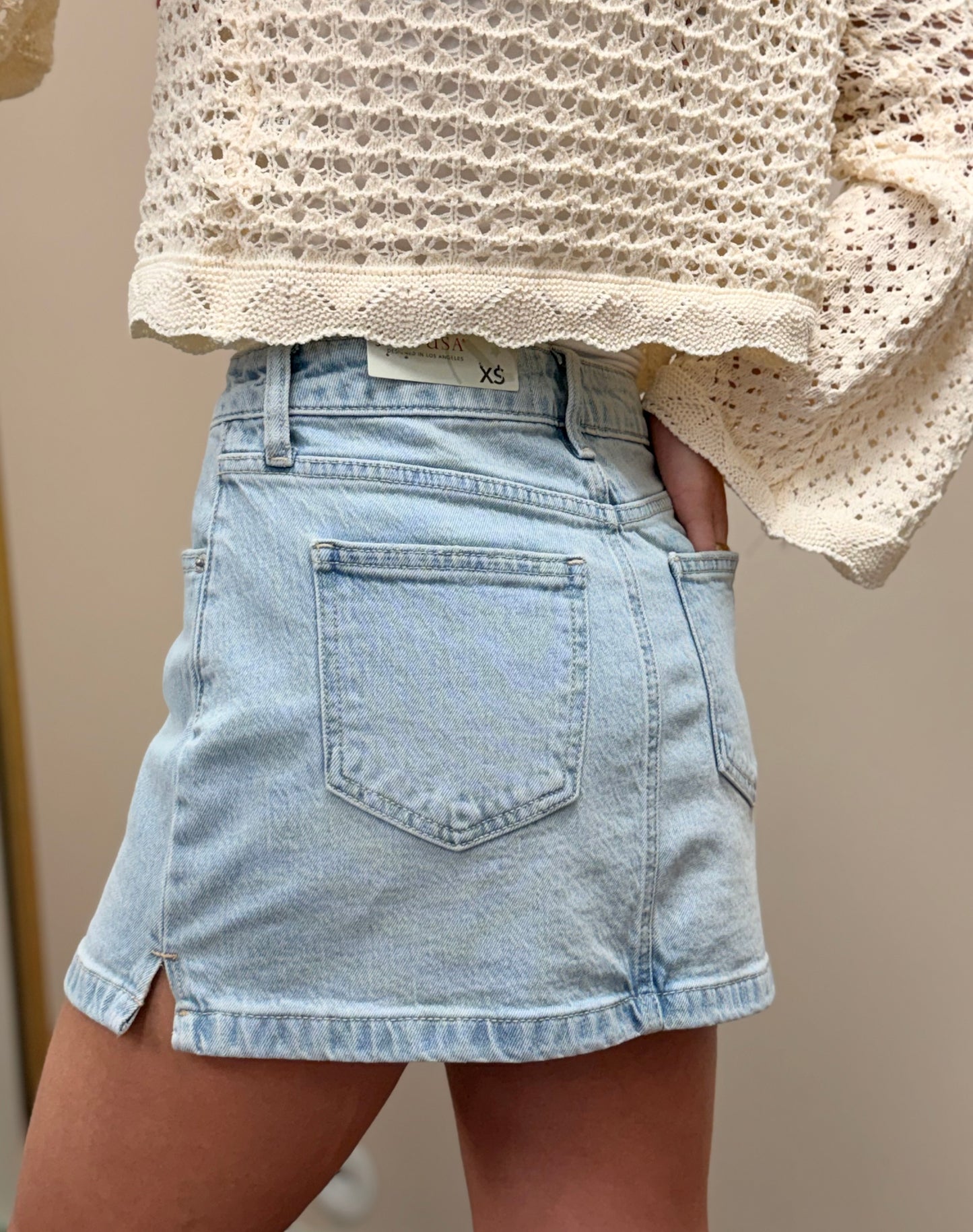 Classic Denim Mini Skirt