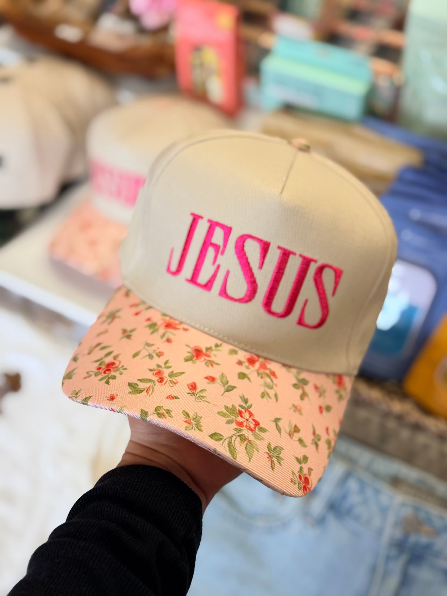 Jesus Floral Hat