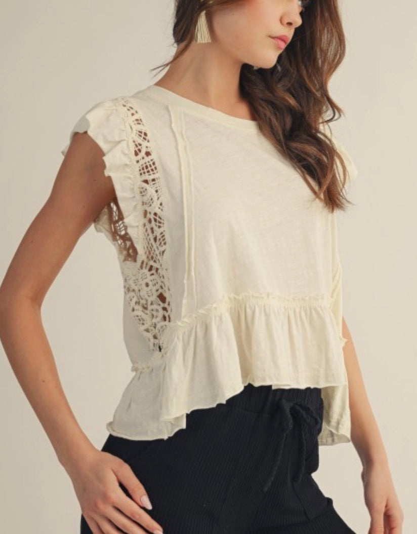 Everly Flutter Top