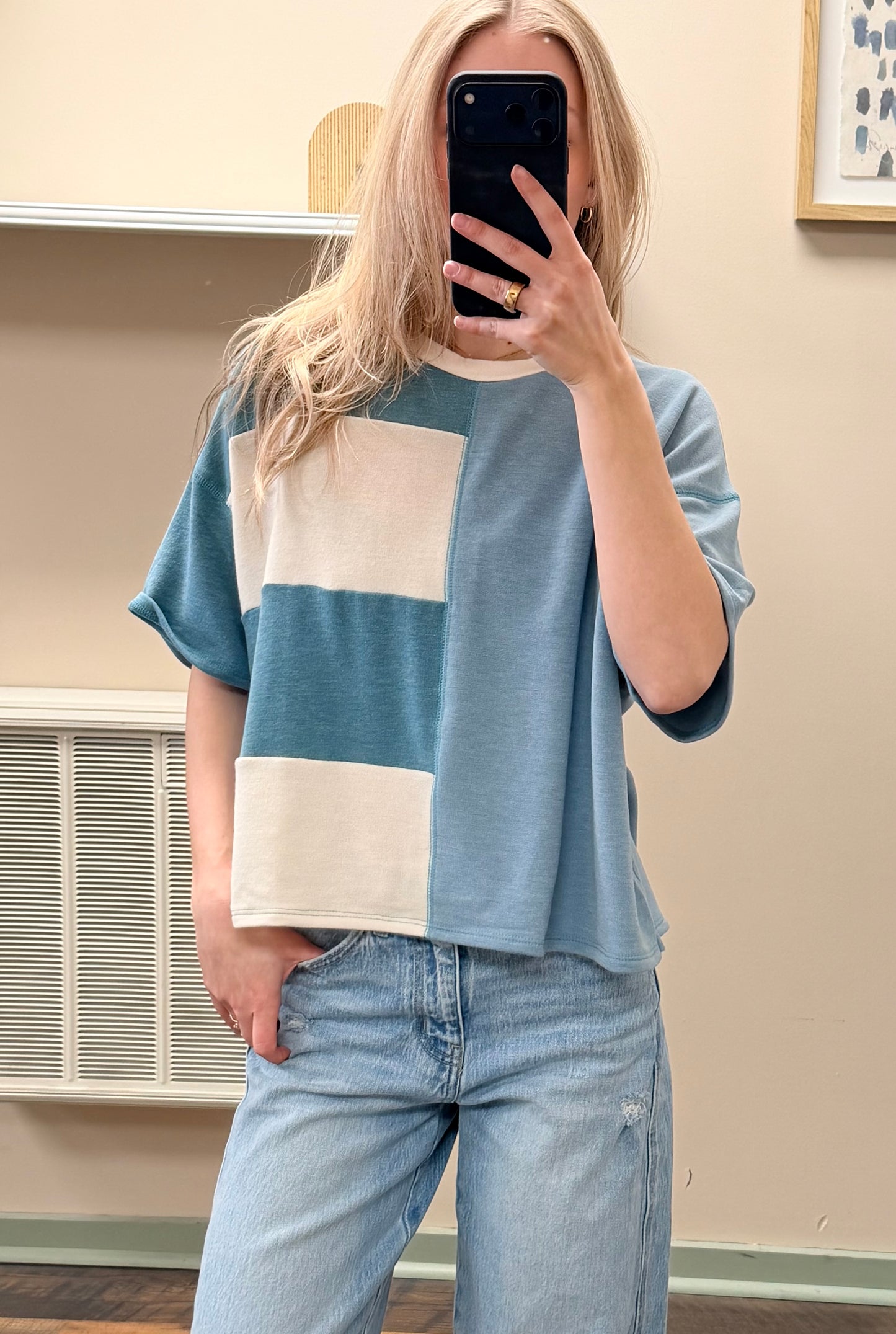 Coastal Check Top