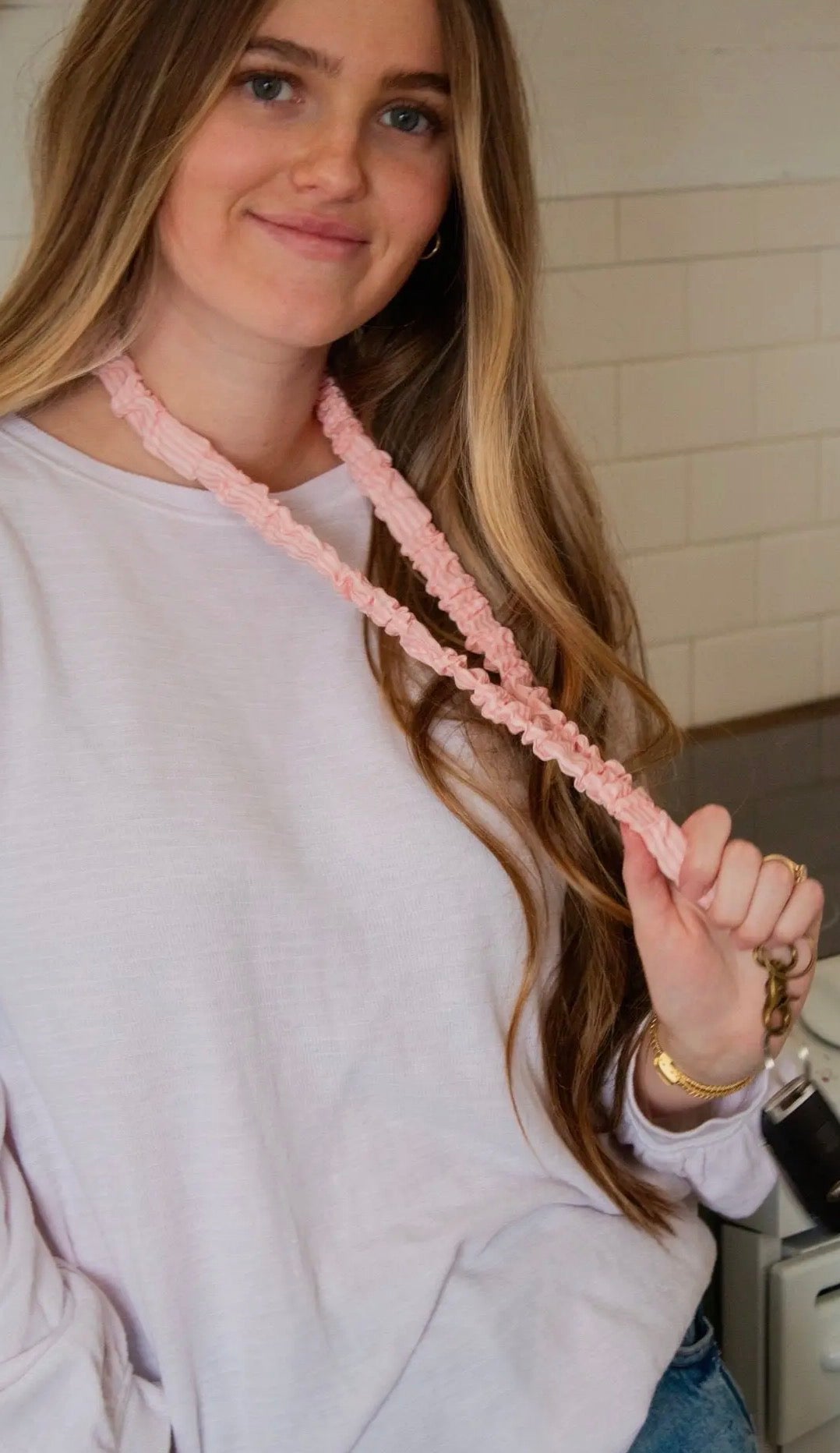 Lovely Stripes Lanyard