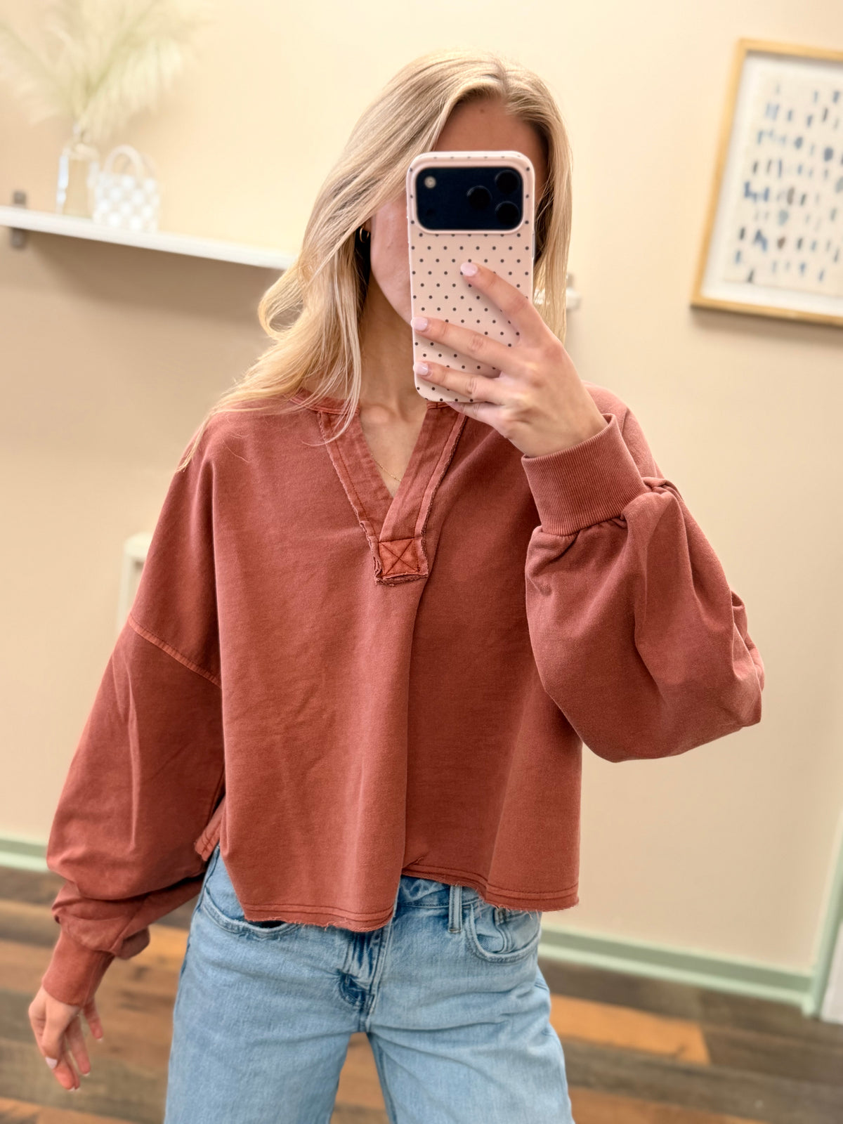 Sweet Terracotta Pullover