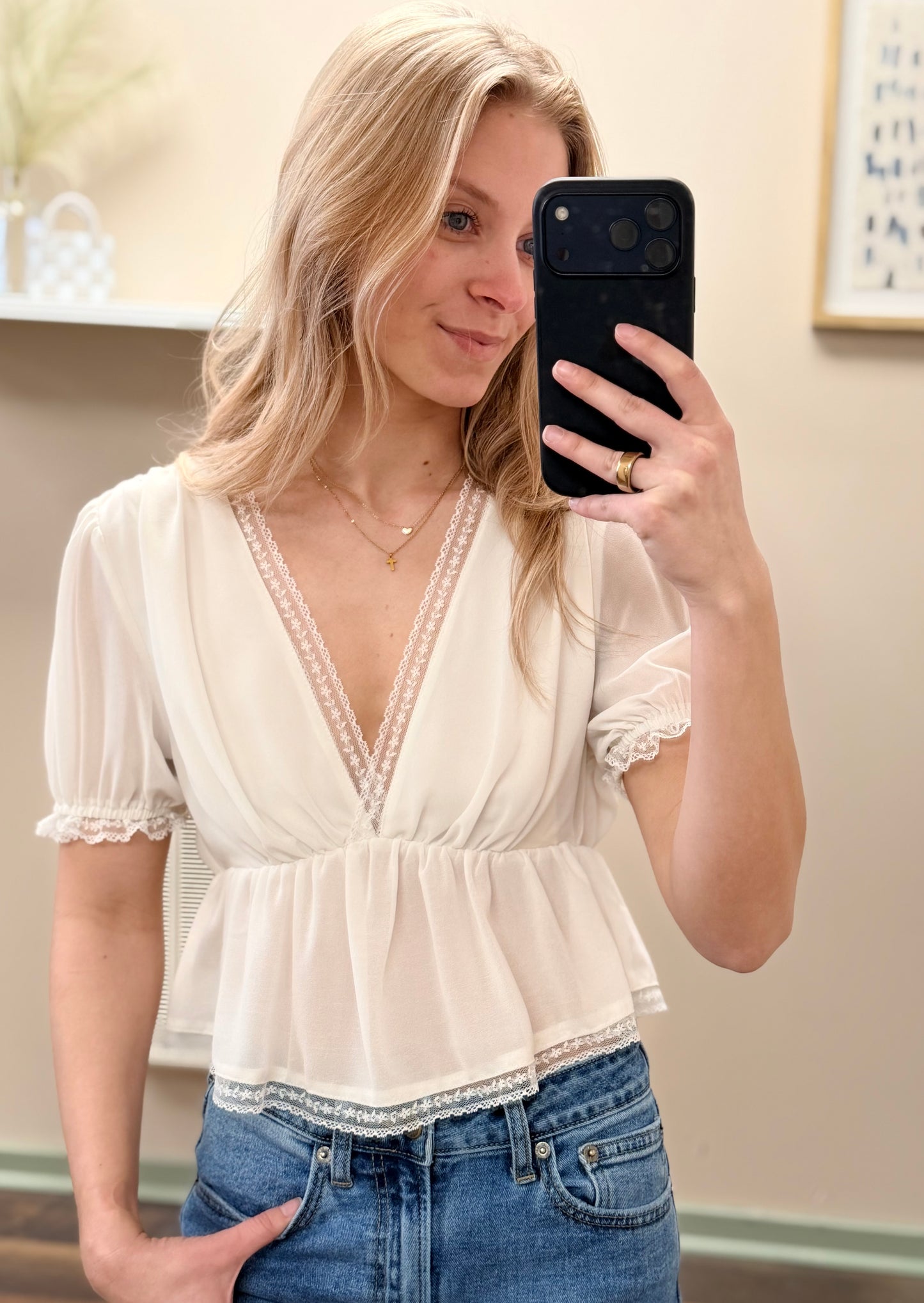 Layla Lace Top