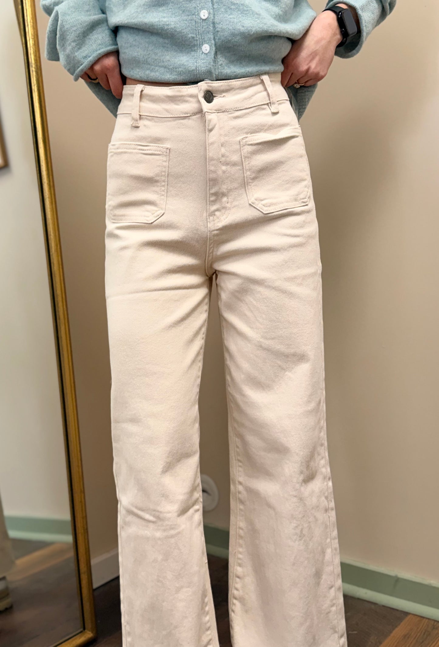 Soft Oat Denim Pant
