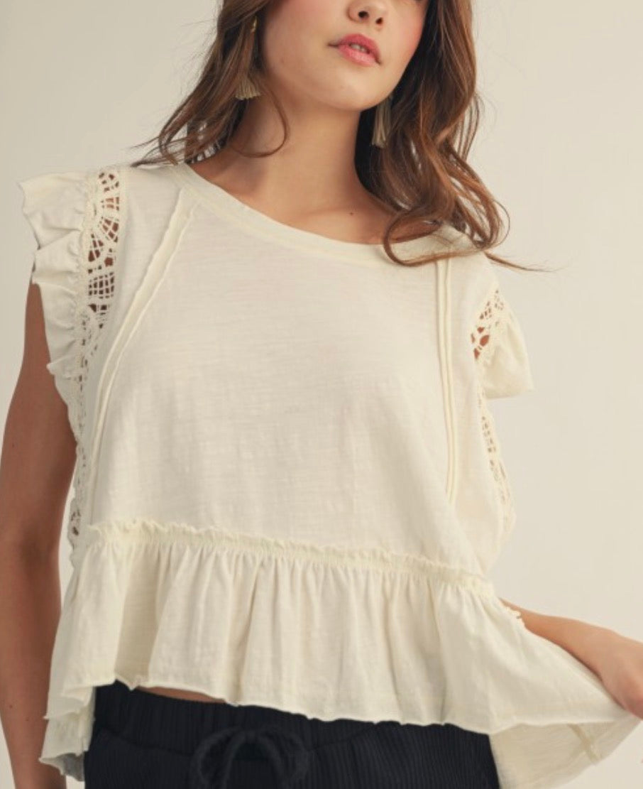 Everly Flutter Top