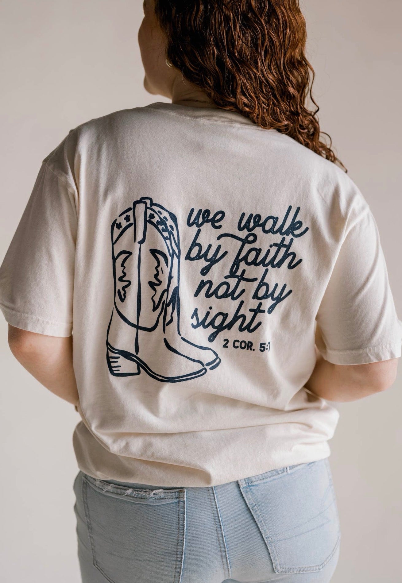 Walk By Faith Pocket T-Shirt