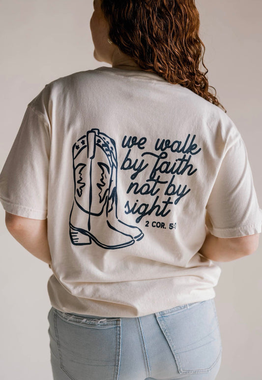 Walk By Faith Pocket T-Shirt