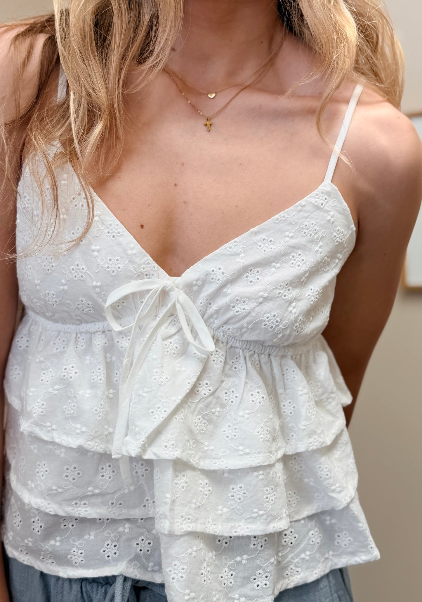 Blake Eyelet Cami