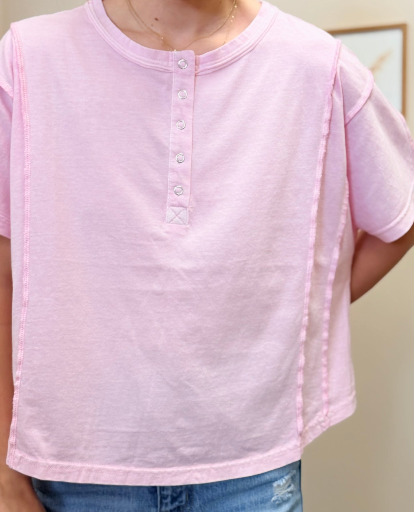 Strawberry Henley T