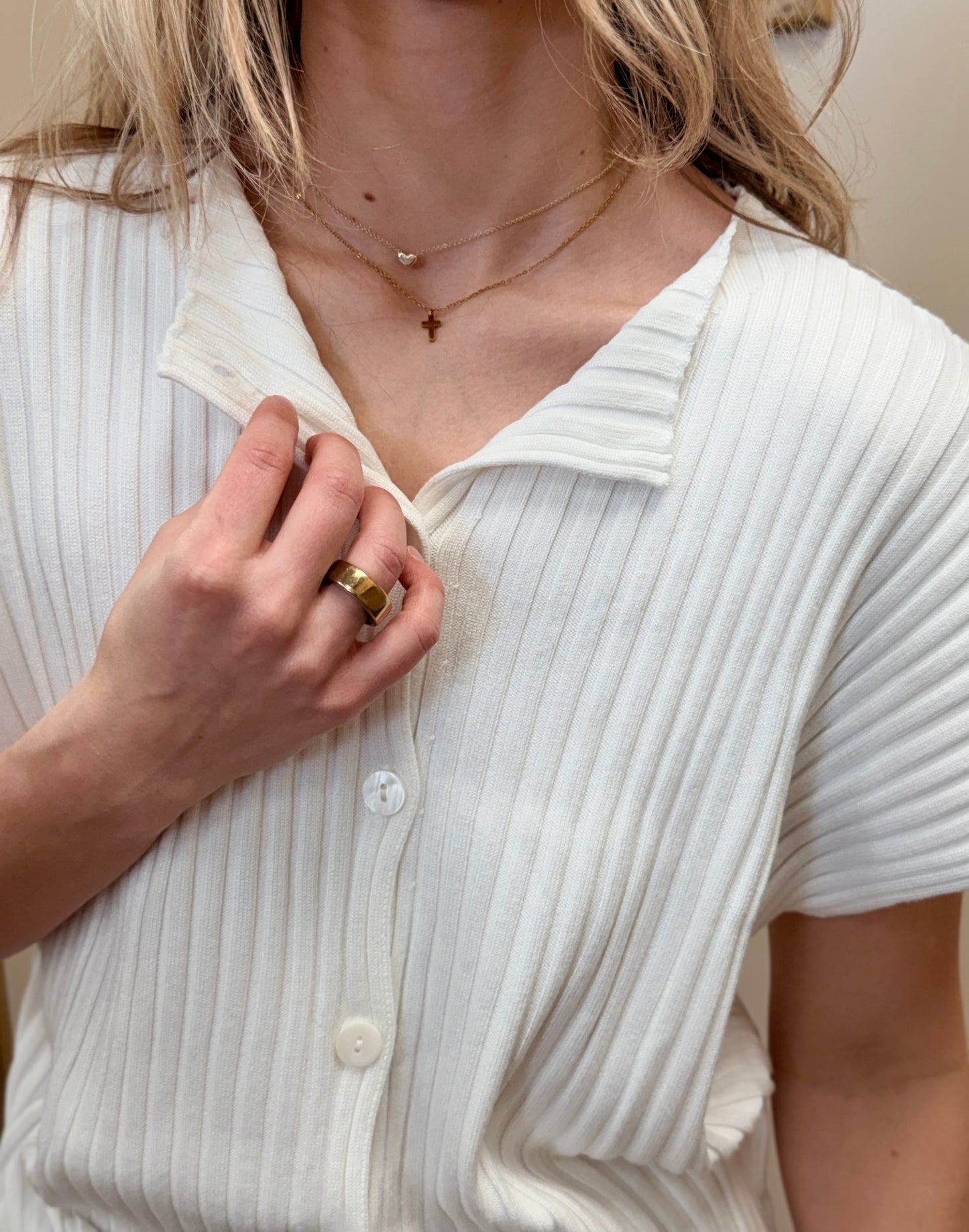 Eloise Button Top