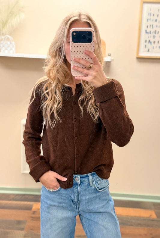 Espresso Hour Cardigan