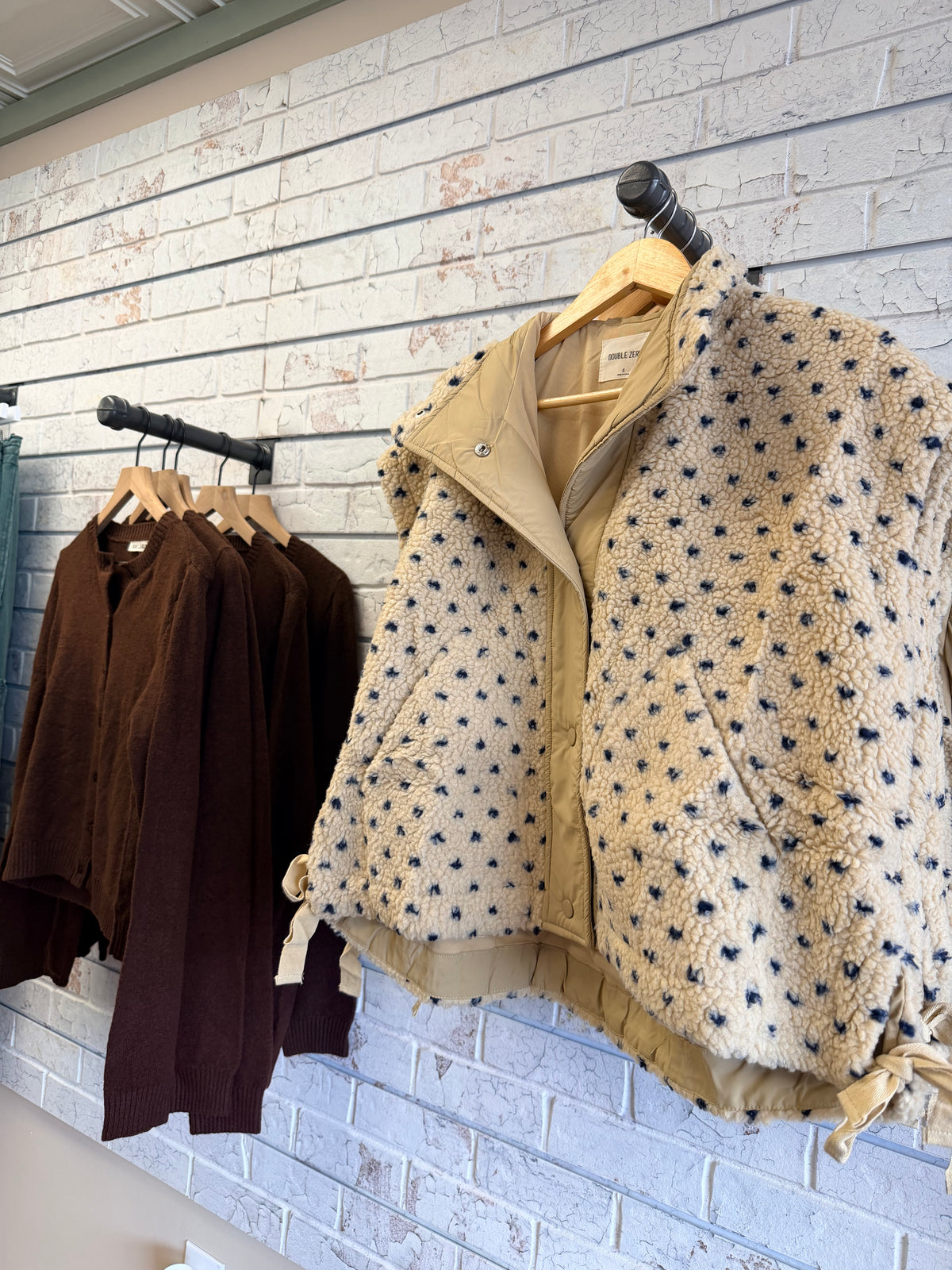 Polka Dot Cozy Vest