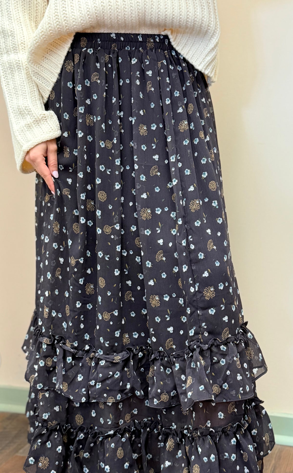 Midnight Meadow Skirt