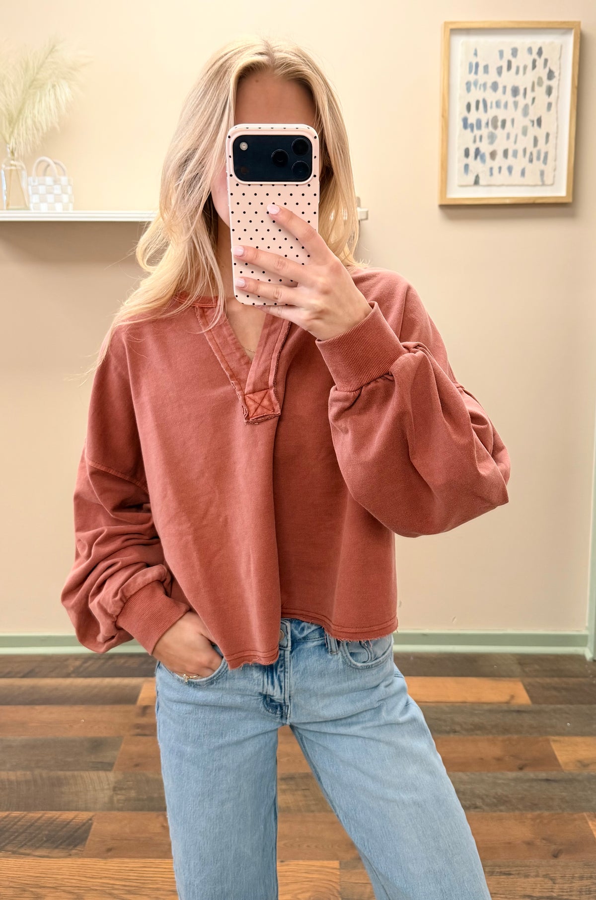 Sweet Terracotta Pullover