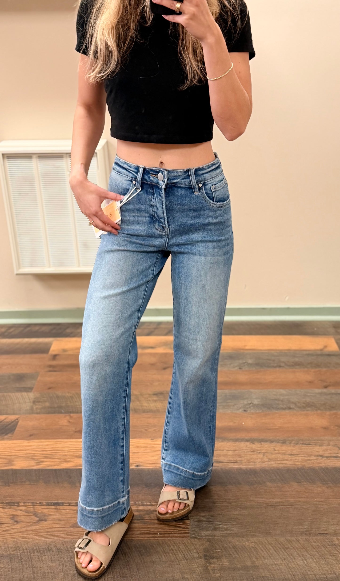 Risen High Rise Straight Jean